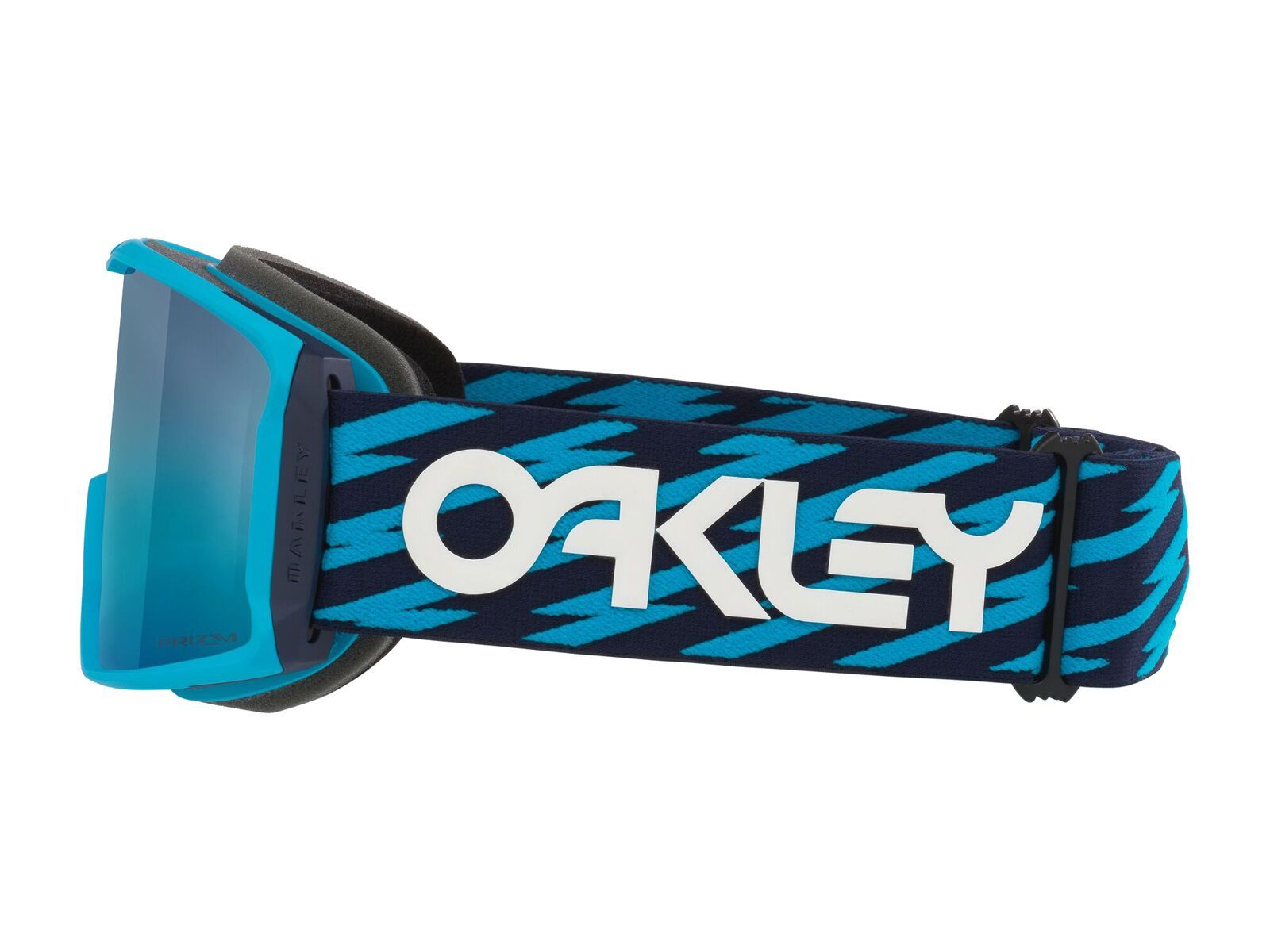 Oakley Line Miner L, Prizm Snow Sapphire Iridium / blue bolts - Bild 3