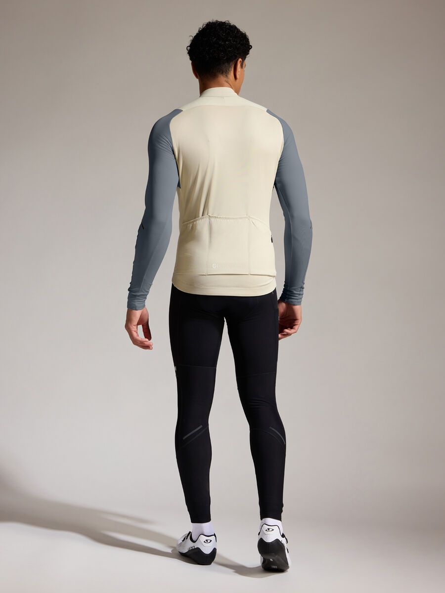 GOREWEAR Spinshift Thermo Langarm Trikot Herren, tech beige/lab graphite - Bild 8
