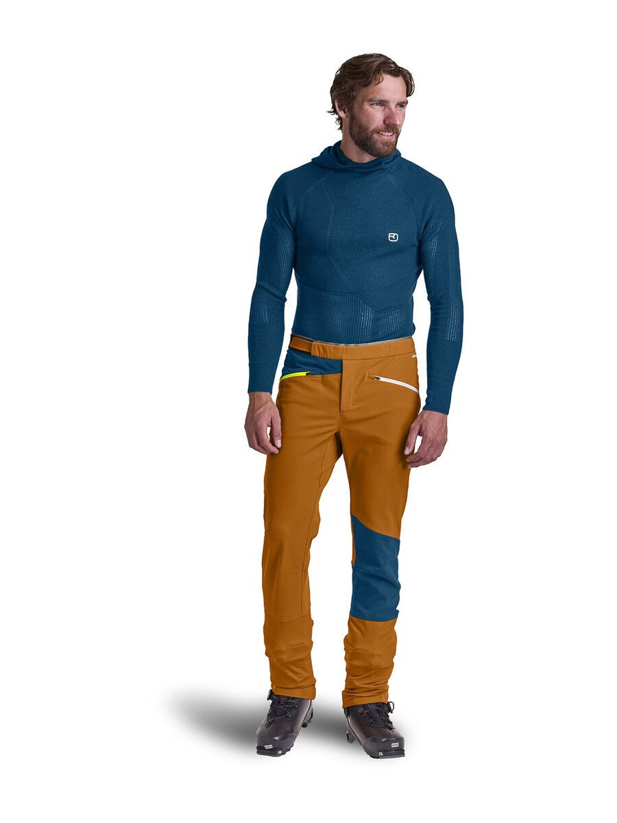 Ortovox Merino Naturtec Light Col Becchei Pants M, sly fox - Bild 4
