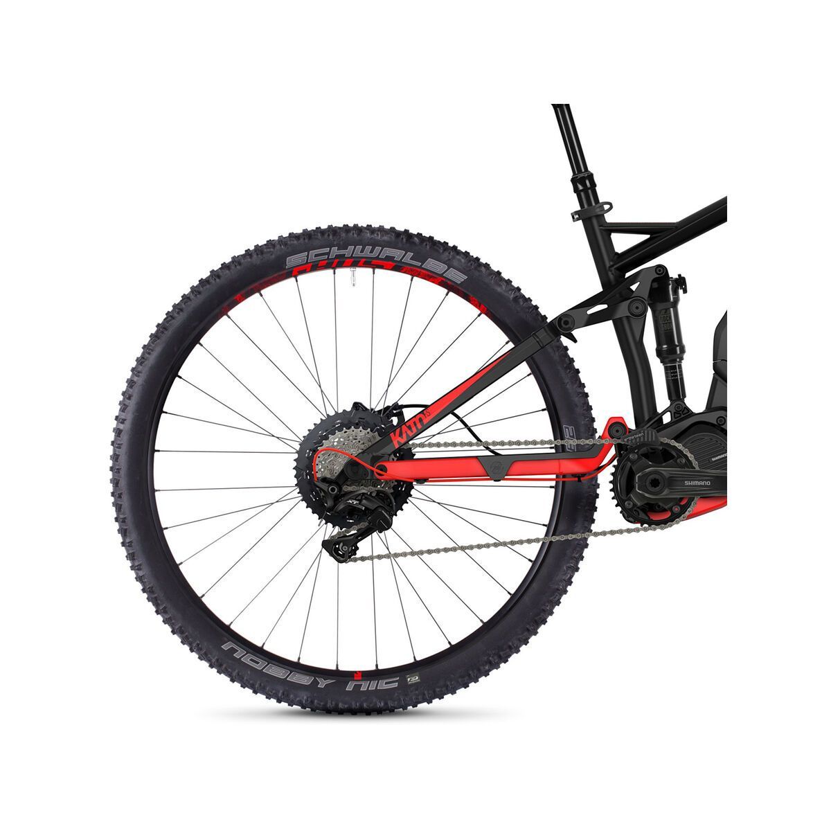 Ghost Hybride Kato FS S4.9 AL, night black/neon red - Bild 4