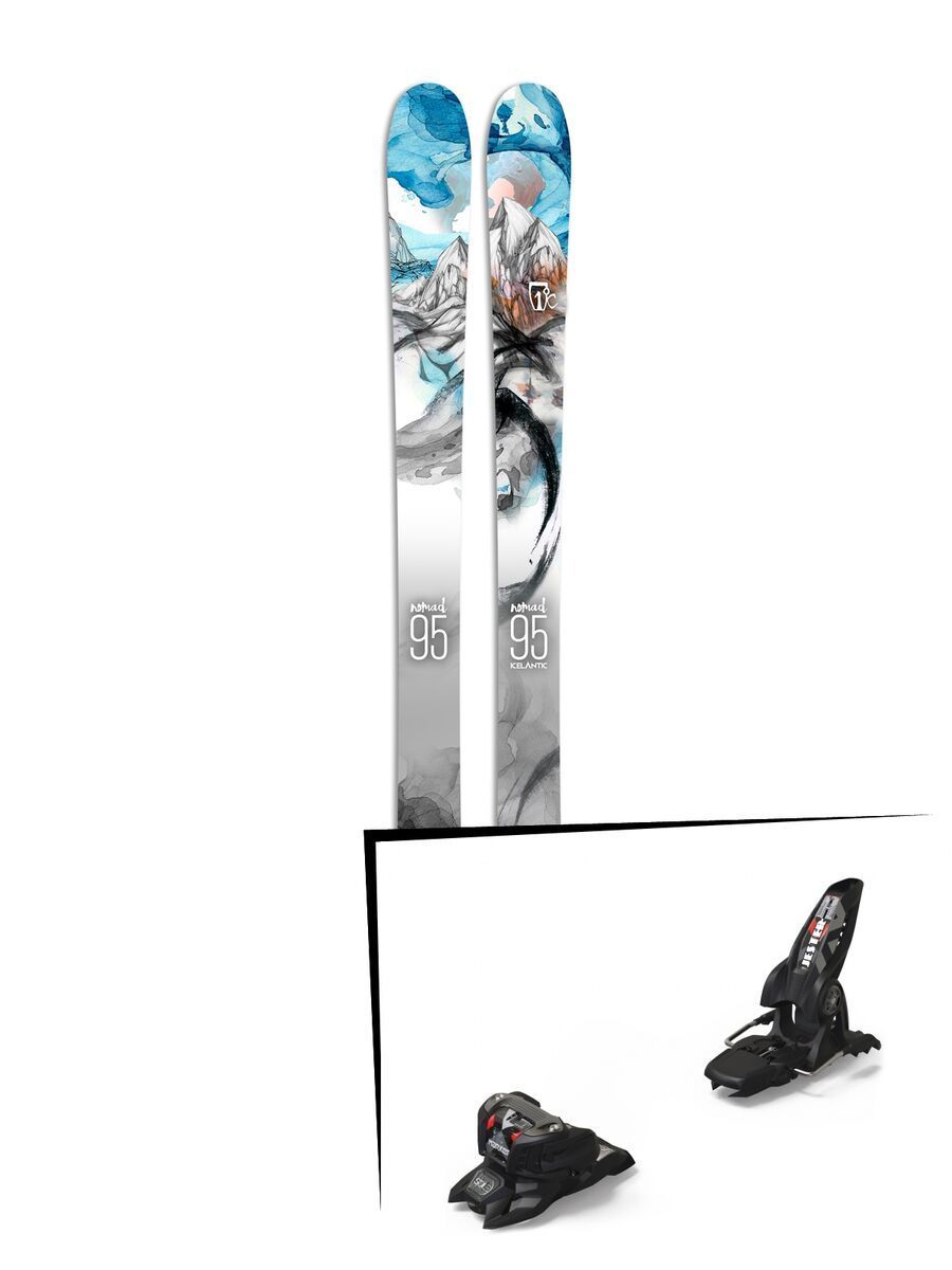 Set: Icelantic Nomad 95 2017 + Marker Jester 16 ID (2319329) - Bild 1