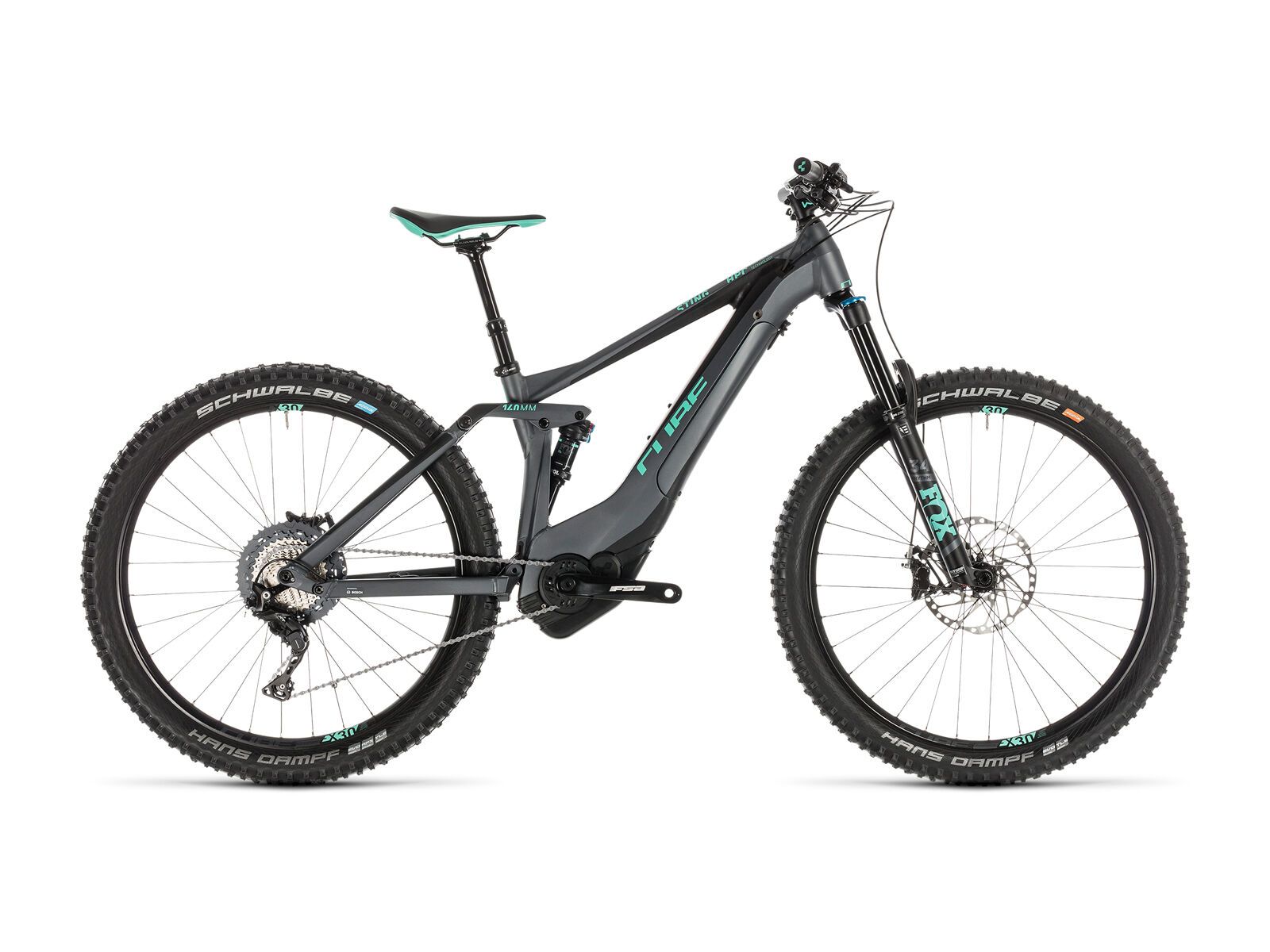Cube Sting Hybrid 140 SL 500 27.5, iridium´n´mint - Bild 1