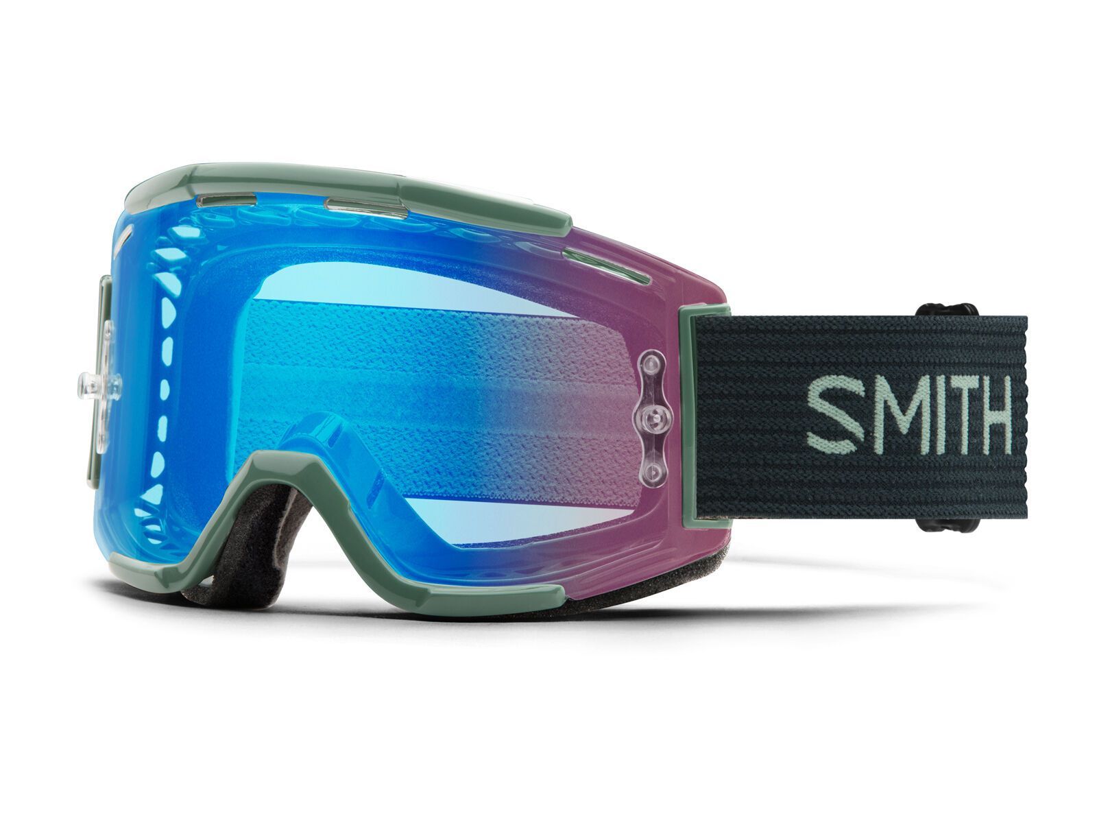 Smith Squad MTB inkl. Wechselscheibe, deep forest split/Lens: contrast rose flash chromapop - Bild 1