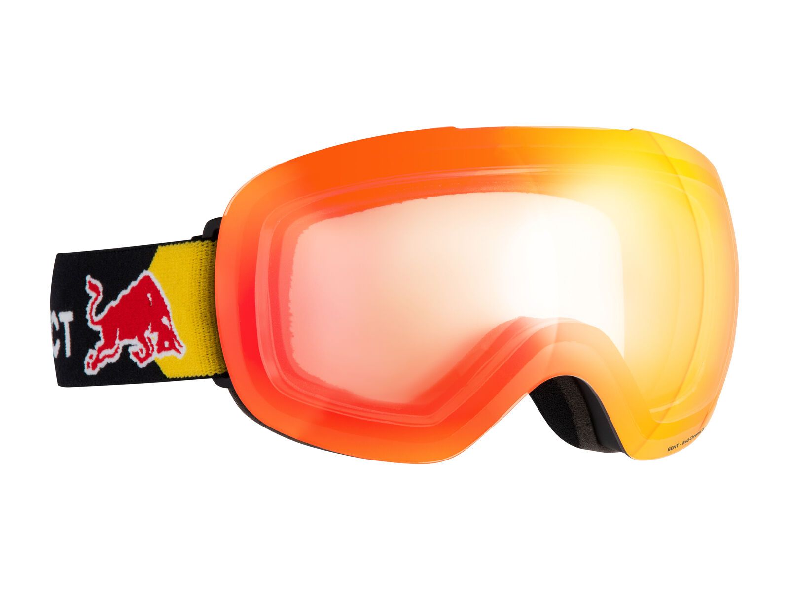 Red Bull Spect Eyewear Bent, Orange-Red Mirror / matt black - Bild 3