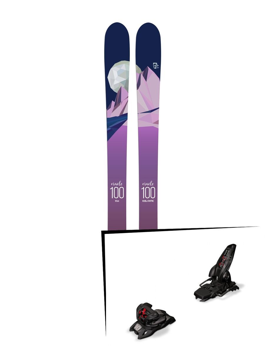 Set: Icelantic Oracle 100 2018 + Marker Jester 16 ID black - Bild 1