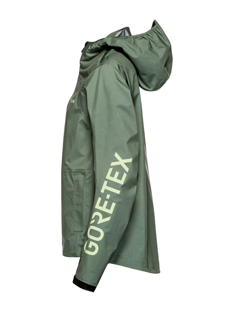 GOREWEAR Lupra 2.0 Gore-Tex Logo Kapuzenjacke Damen, slate green/spring green - Bild 2