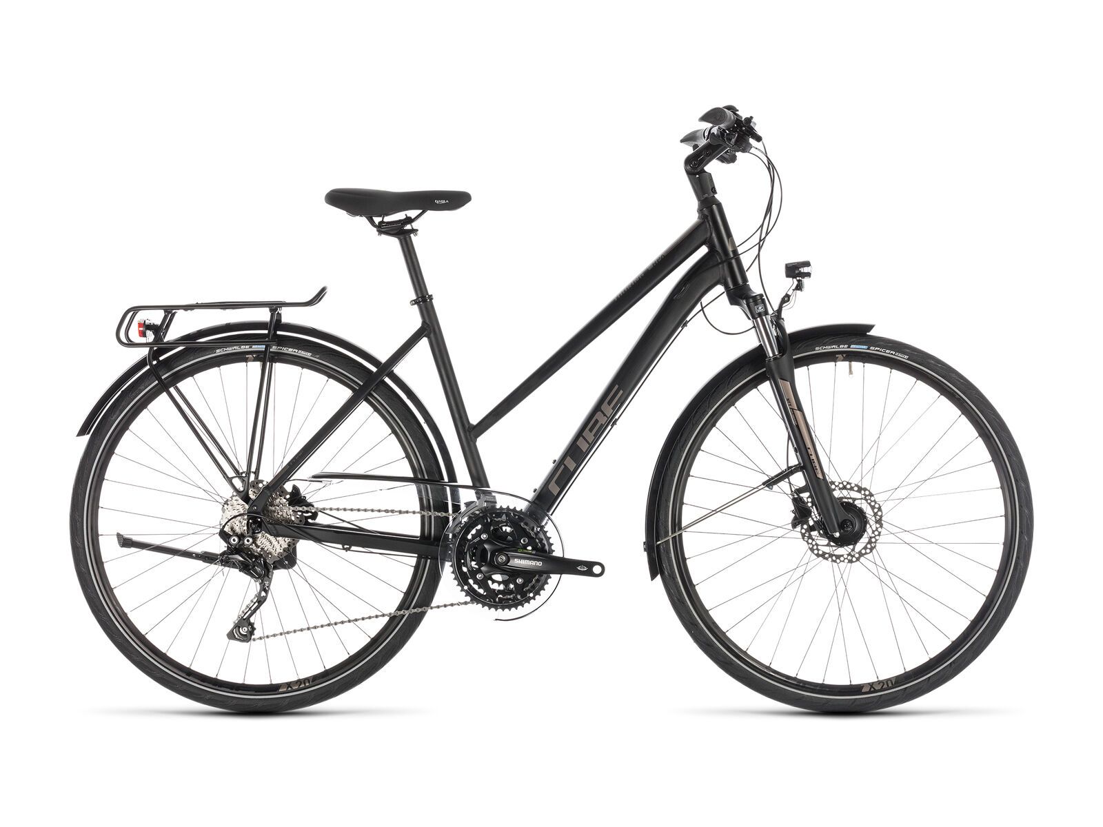 Cube Touring EXC Trapeze, black´n´brown - Bild 1