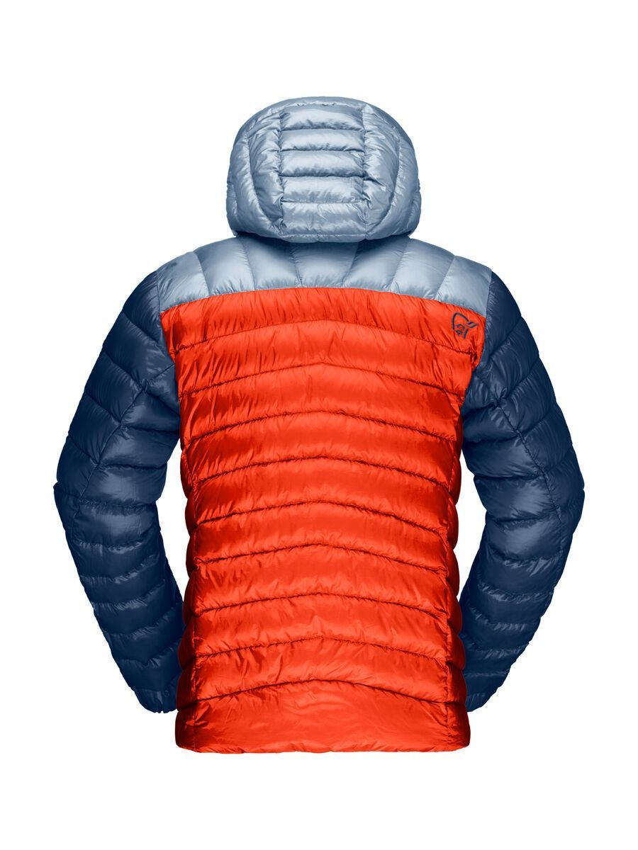 Norrona lyngen down850 Hood M's, arednalin/blue fog - Bild 2
