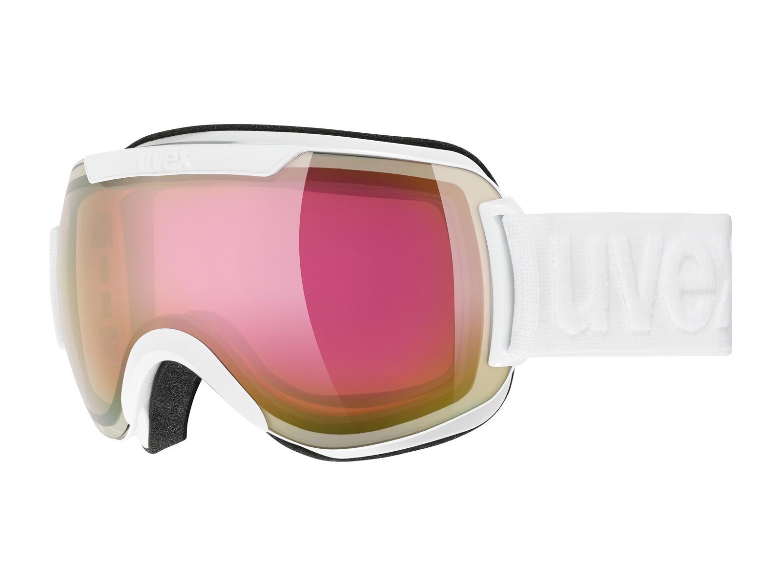 uvex downhill 2000 FM, white/Lens: mirror pink - Bild 1