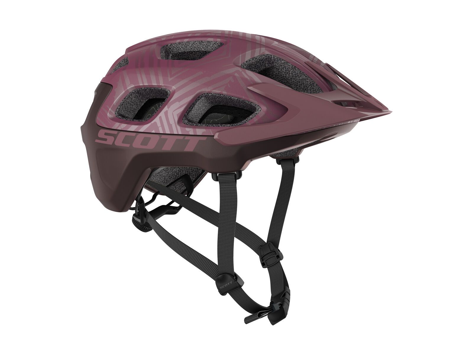 Scott Vivo Plus Helmet, cassis pink/maroon red - Bild 1