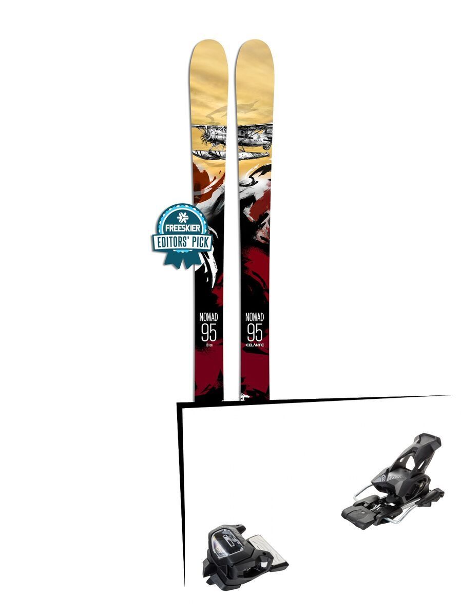 Set: Icelantic Nomad 95 2018 + Tyrolia Attack² 13 GW solid black - Bild 1