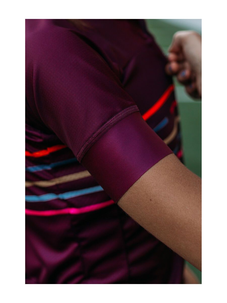 Sportful Vélodrome W Short Sleeve Jersey, red wine - Bild 8