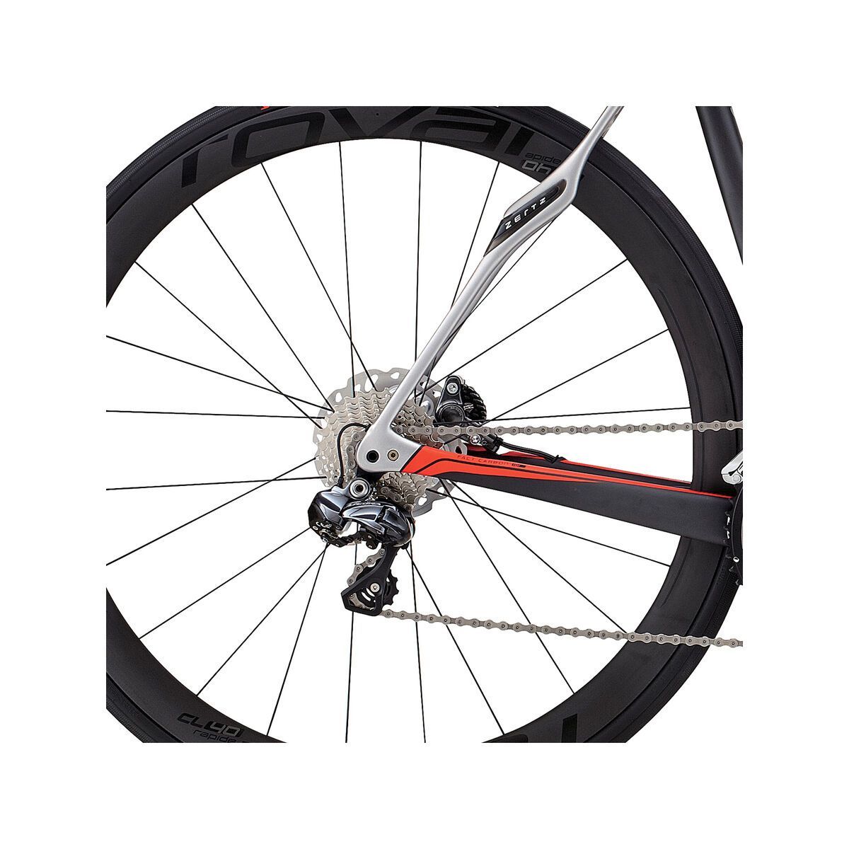 Specialized Roubaix SL4 Pro Disc Race Ultegra Di2, satin carbon/rocket red/silver - Bild 4