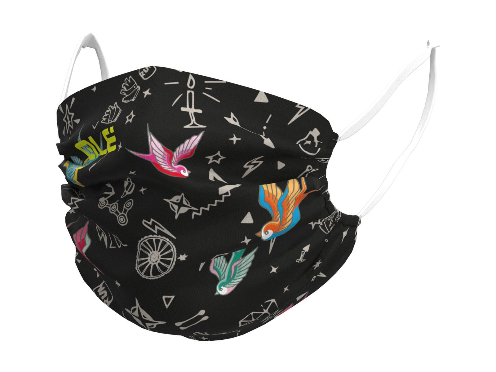 Ale Versilia Kid Face Mask (nicht retournierbar), black - Bild 1