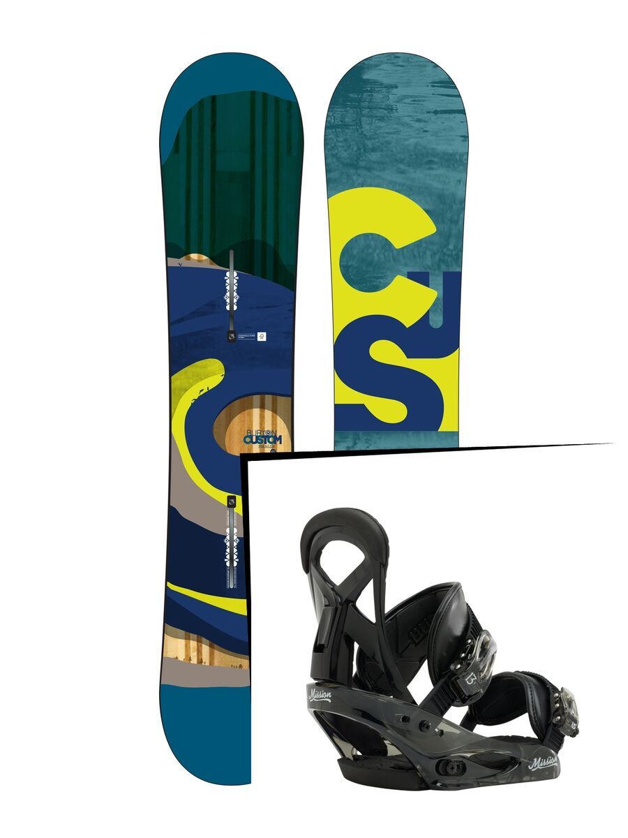 Burton Set: Custom Smalls Wide 2016 + Burton Mission Smalls - Bild 1