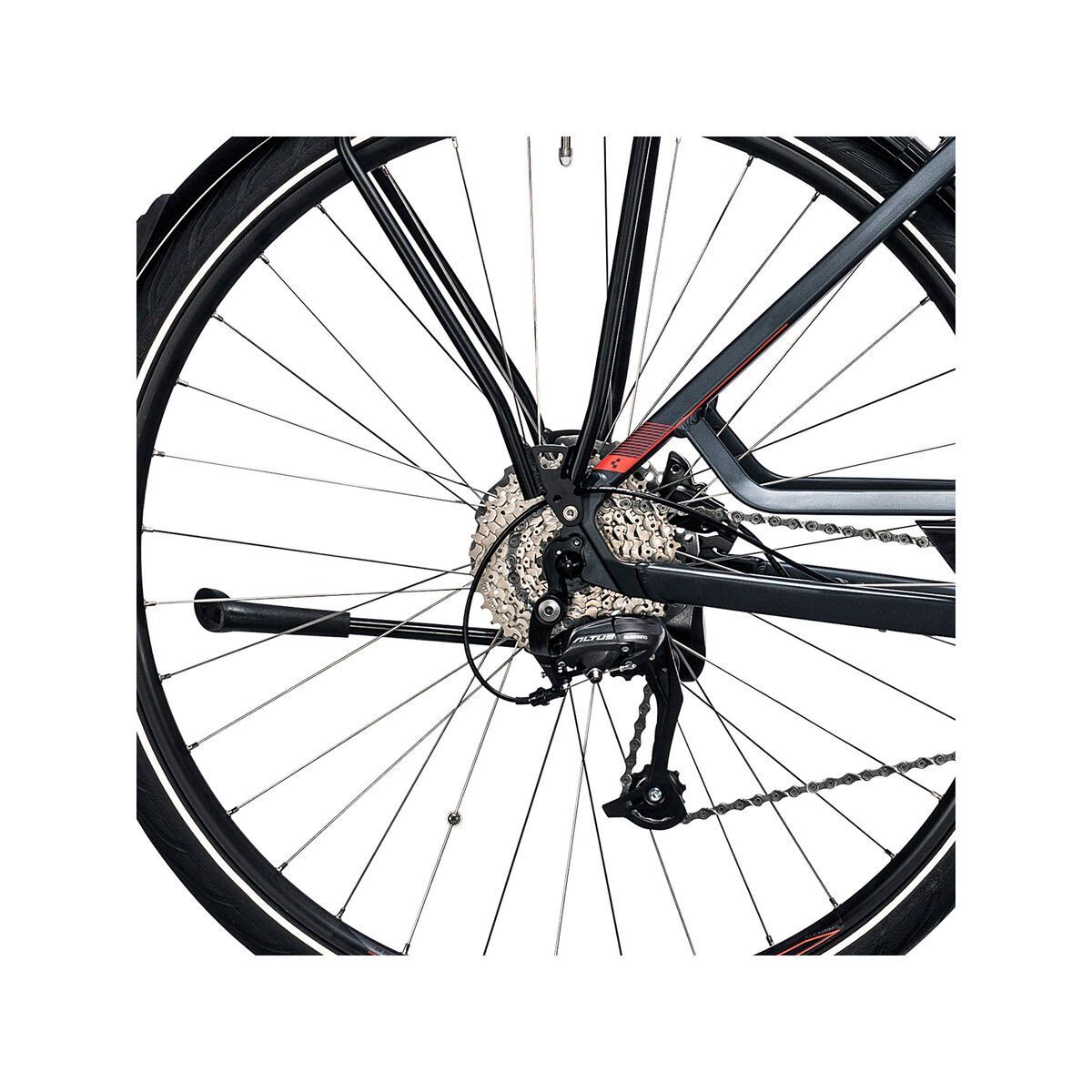 Cube Touring Hybrid Pro 500 Trapeze, grey´n´flashred - Bild 4