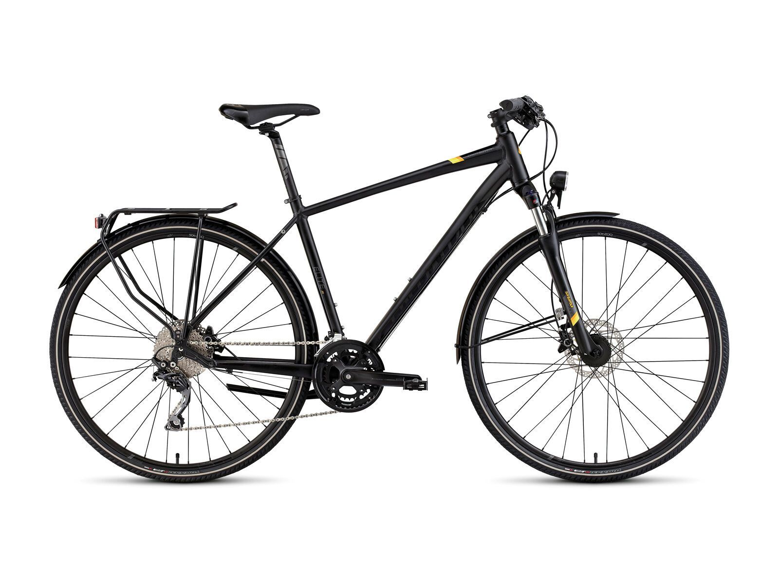 Specialized Crossover Elite Disc, satin black/gloss black/orange - Bild 1