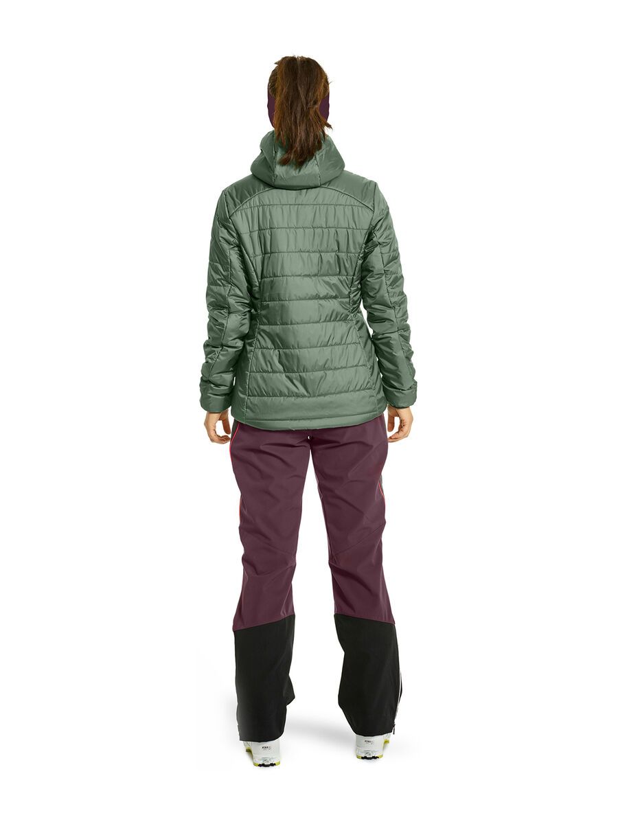 Ortovox Swisswool Piz Bernina Jacket W, green forest - Bild 3