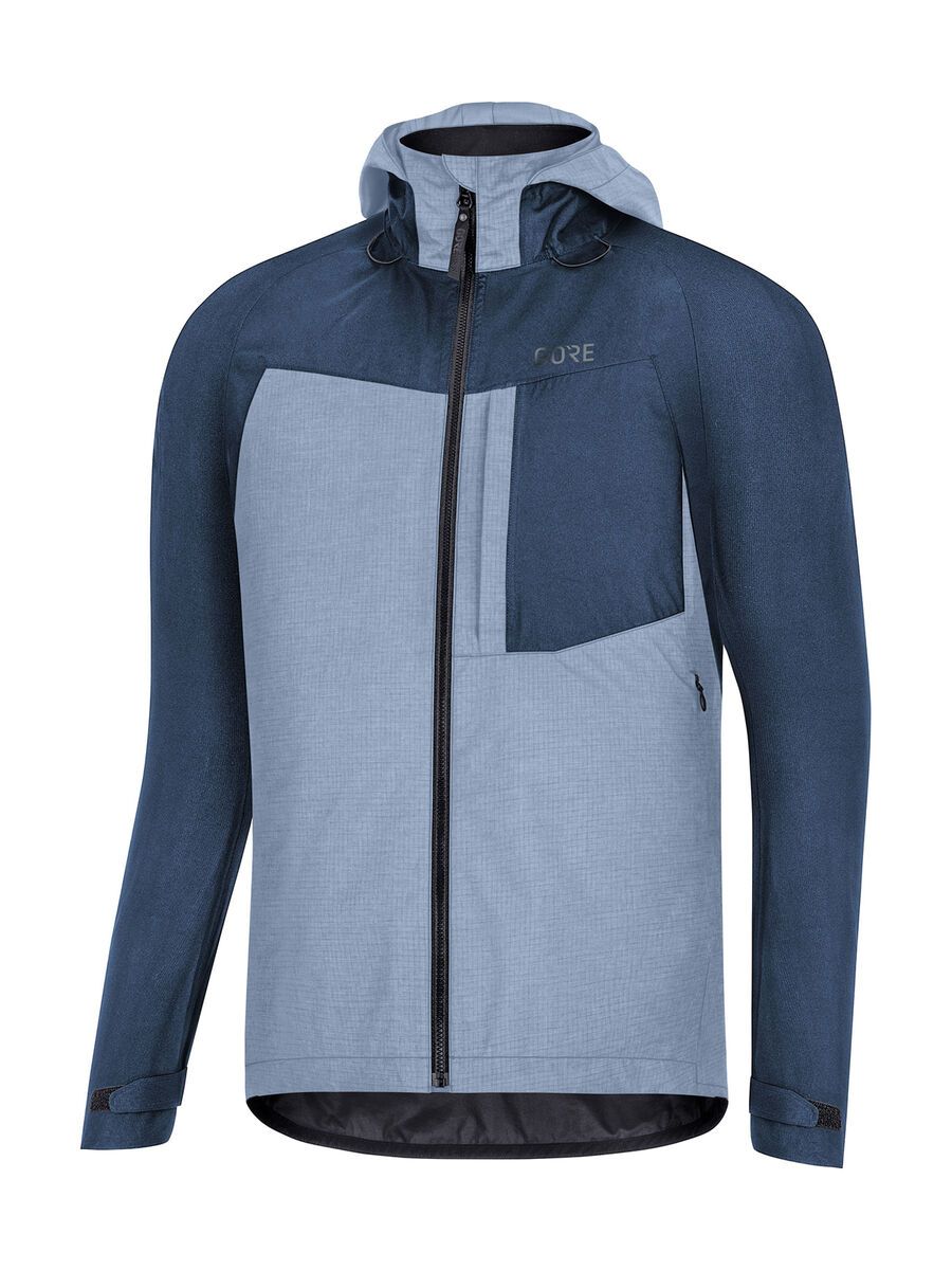 GOREWEAR C5 Gore-Tex Trail Kapuzenjacke, deep water blue - Bild 1