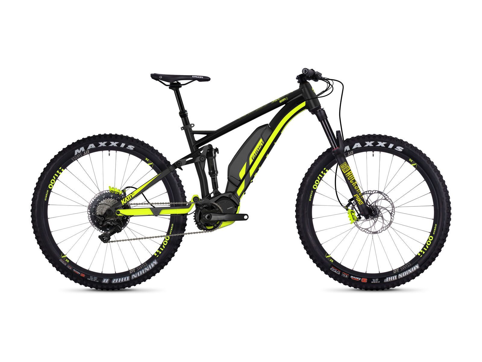 Ghost Hybride Kato FS S8.7+ AL, night black/neon yellow - Bild 1