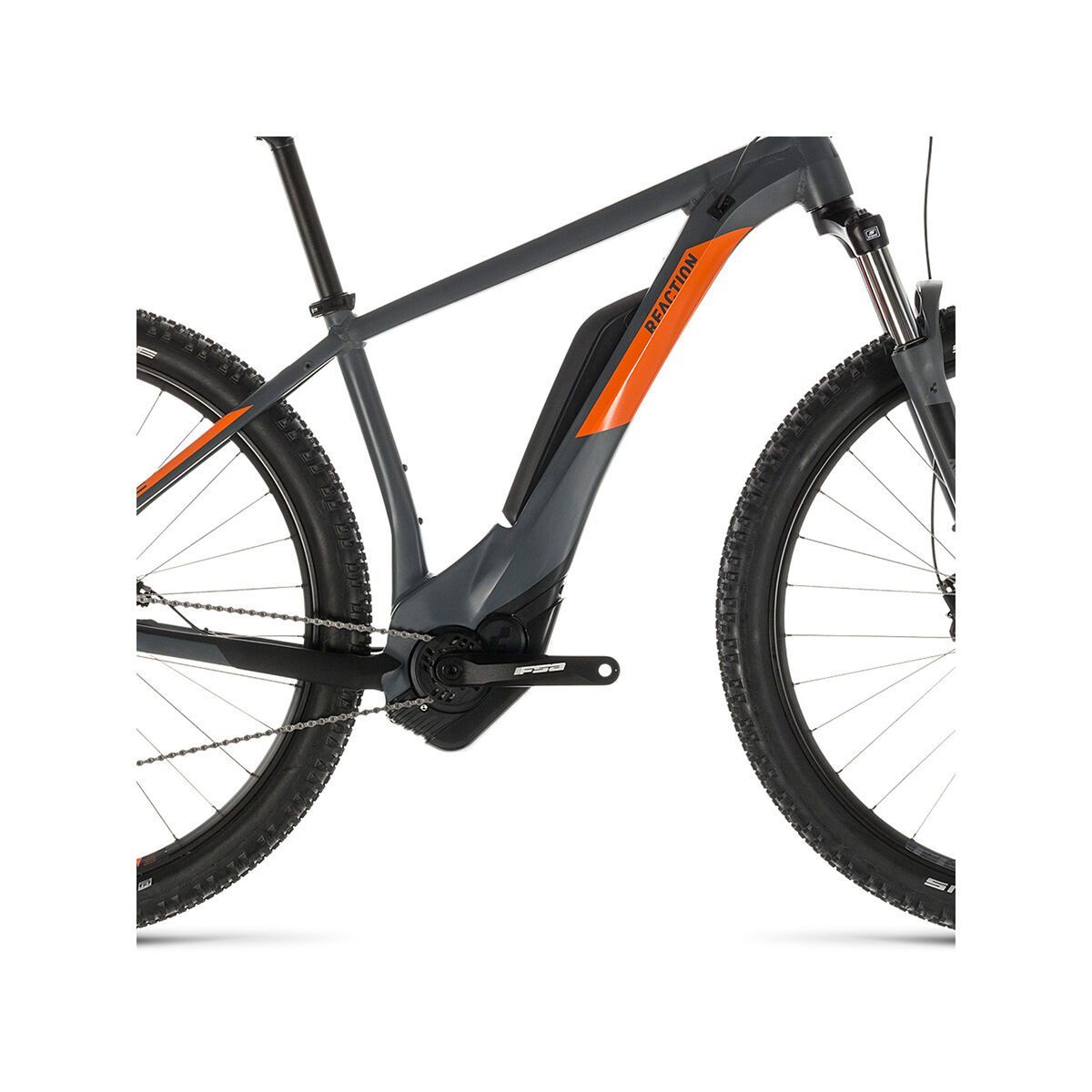 Cube Reaction Hybrid Pro 400 27.5, grey´n´orange - Bild 3