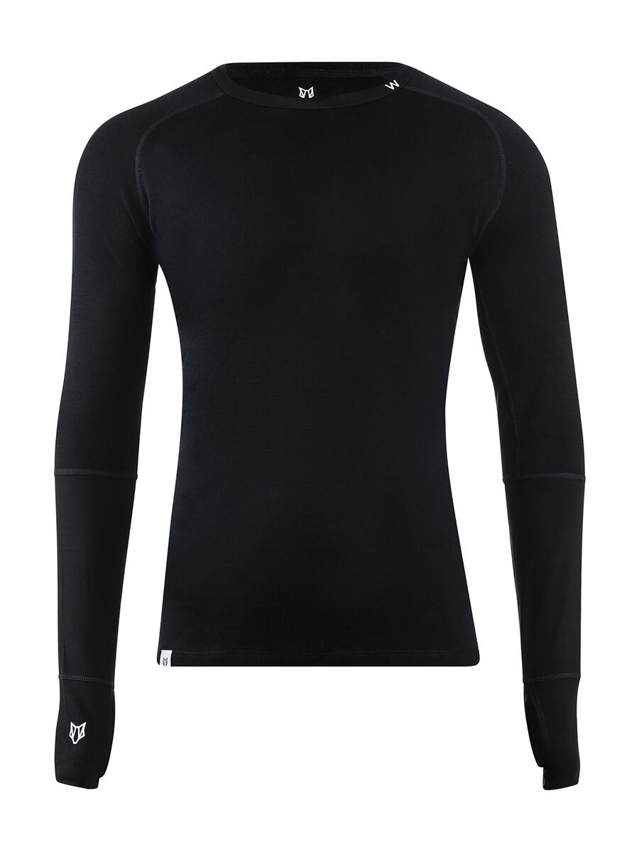 Woolf Merino Svarthetta Performance LS, black - Bild 1