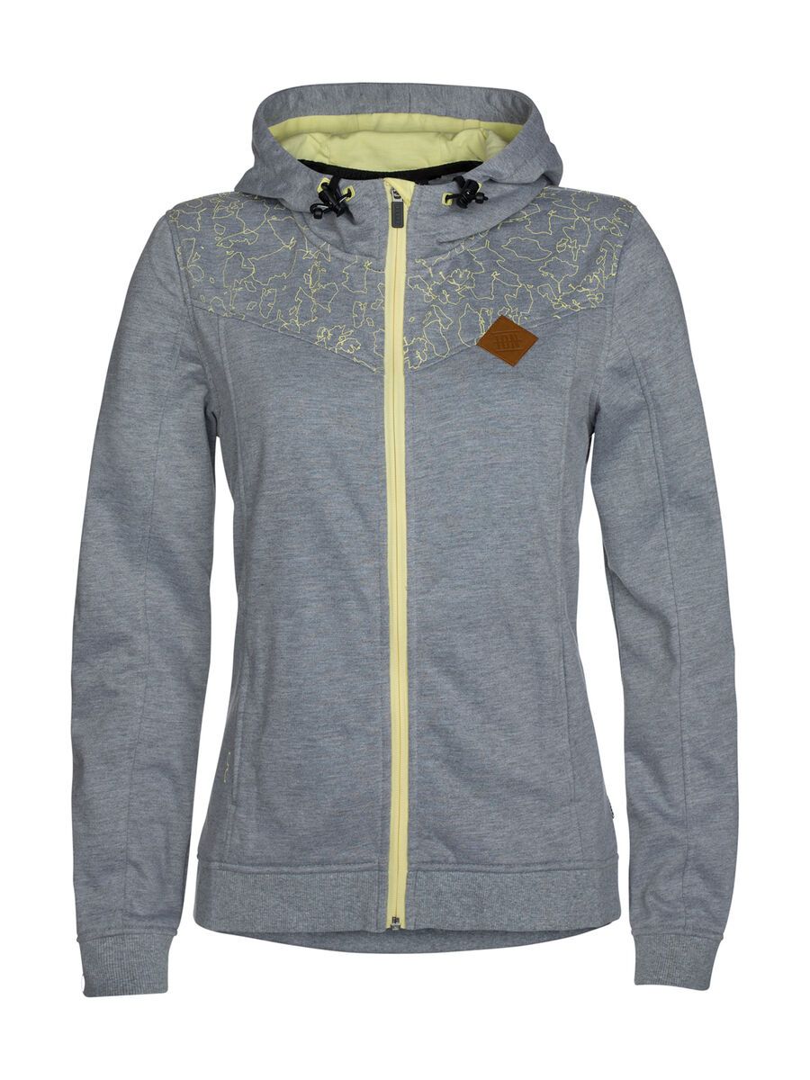 ION Zip Hoody Velvet, light grey melange - Bild 1