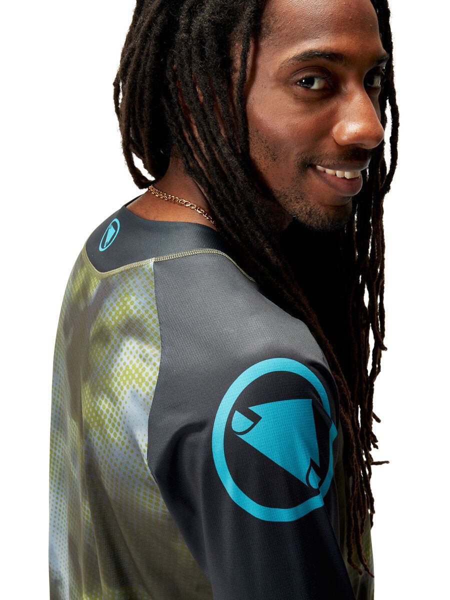 Endura Pixel Cloud T-Shirt LTD (Langarm), schwarz - Bild 6