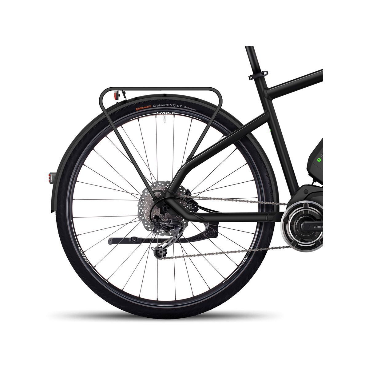 Ghost Hybride Square Trekking 4, night black/urban grey/neon green - Bild 4