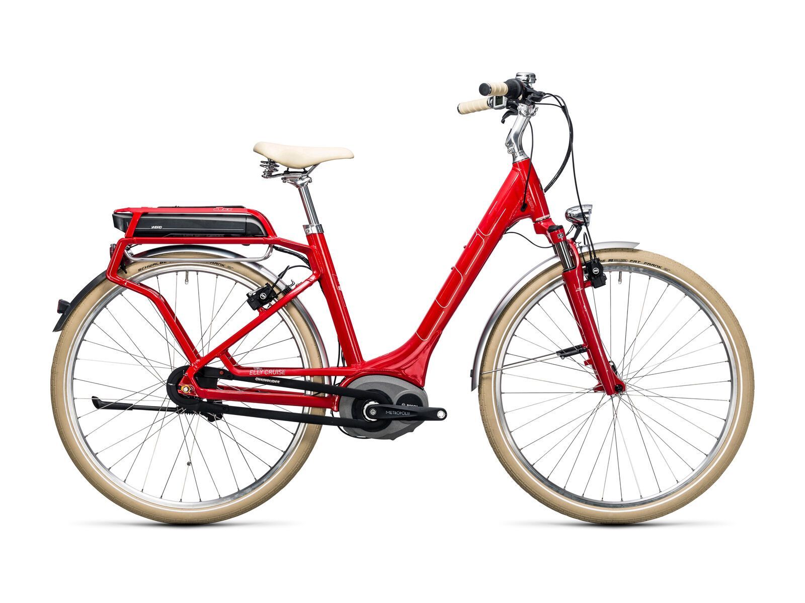 Cube Elly Cruise Hybrid 500, red´n´white - Bild 1