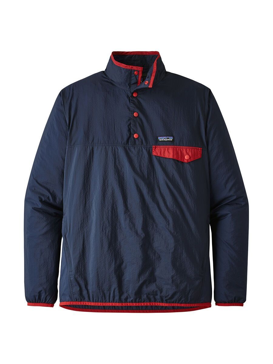 Patagonia Men's Houdini Snap-T Pullover, stone blue w/new navy - Bild 1