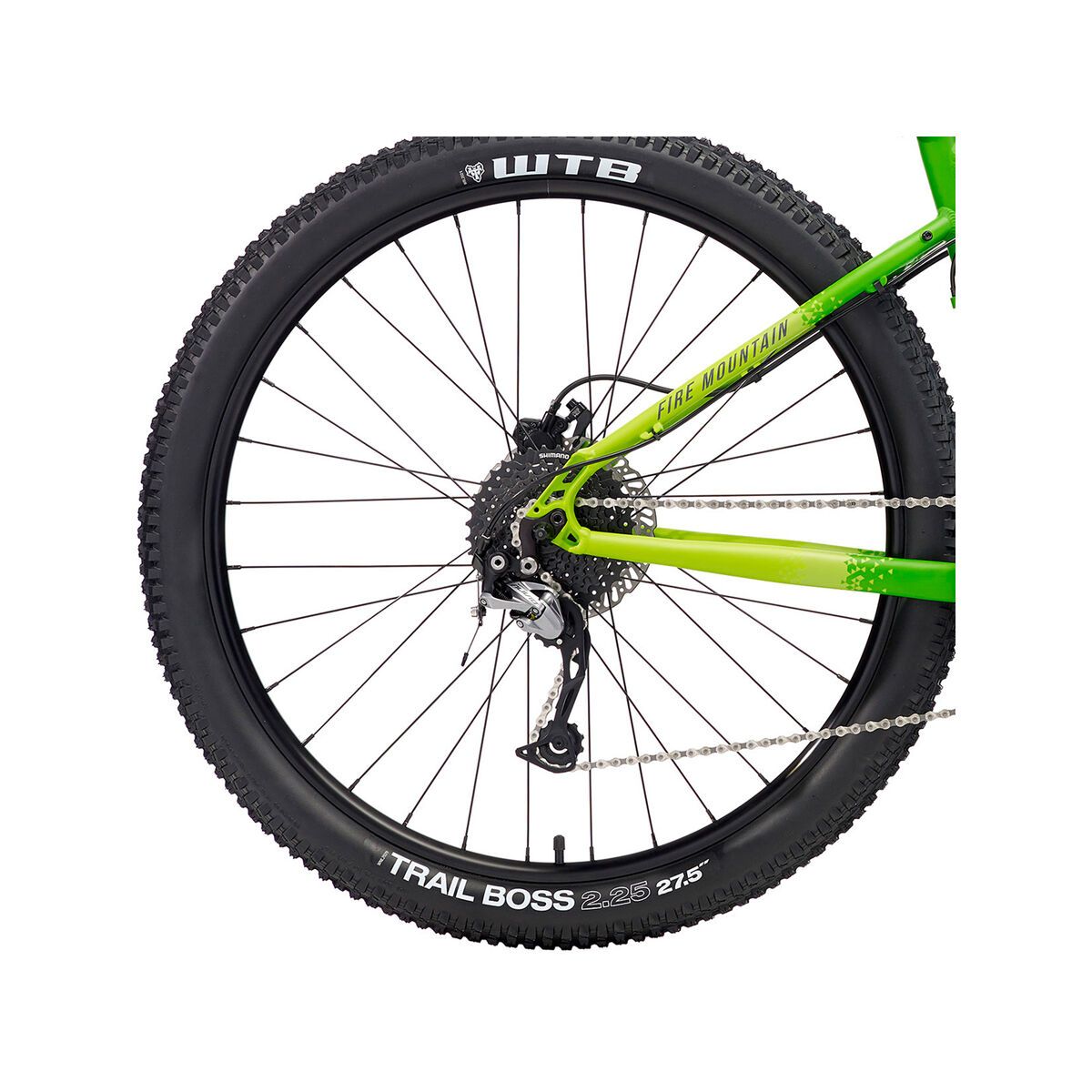 Kona Fire Mountain 26, matt green & lime w/ gray & lime decals - Bild 5