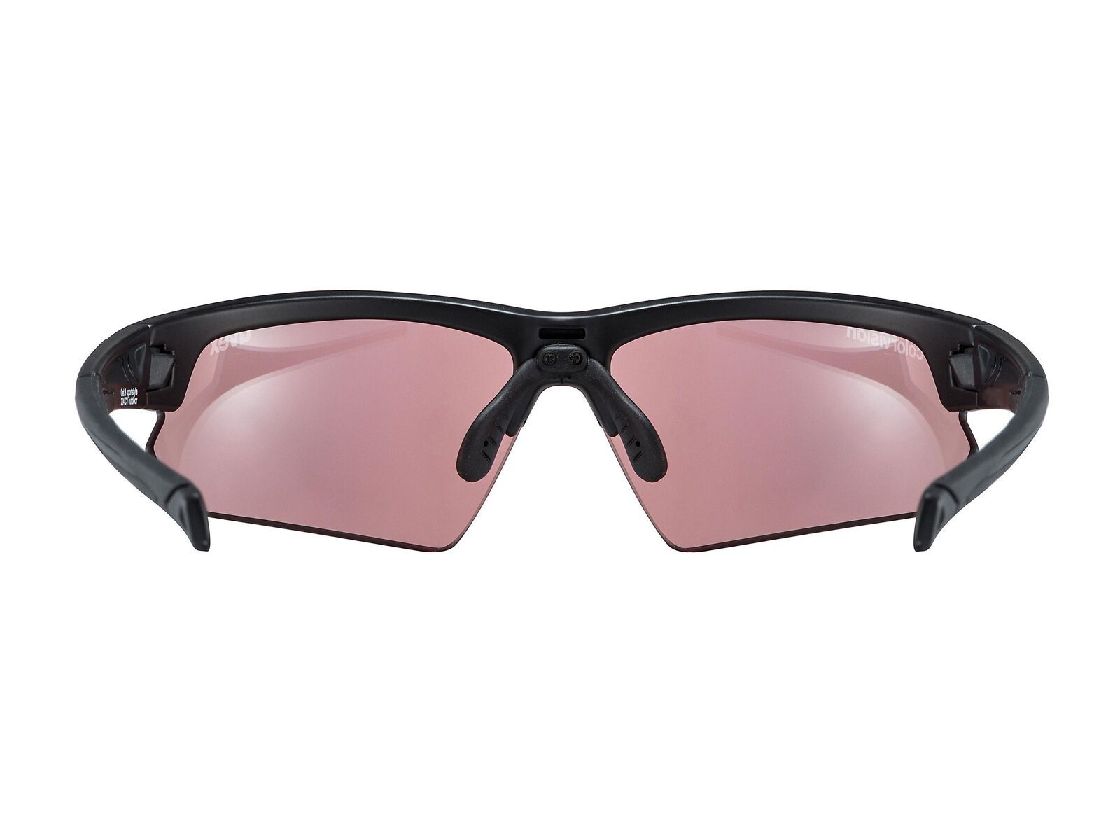 uvex sportstyle 224 cv, black mat/Lens: colorvision outdoor blue mirror - Bild 4