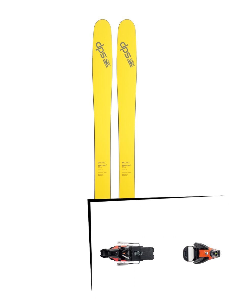 DPS Skis Set: Wailer 112 RP2 Pure3 2016 + Salomon STH2 WTR 16 - Bild 1