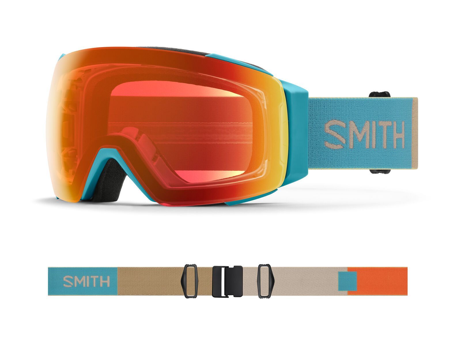 Smith I/O Mag - ChromaPop Everyday Red Mir + WS, storm colorblock - Bild 3