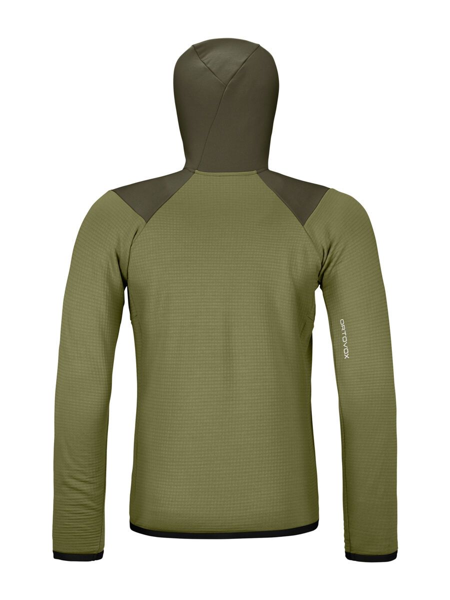 Ortovox Merino Fleece Grid Hoody M, wild herbs - Bild 2