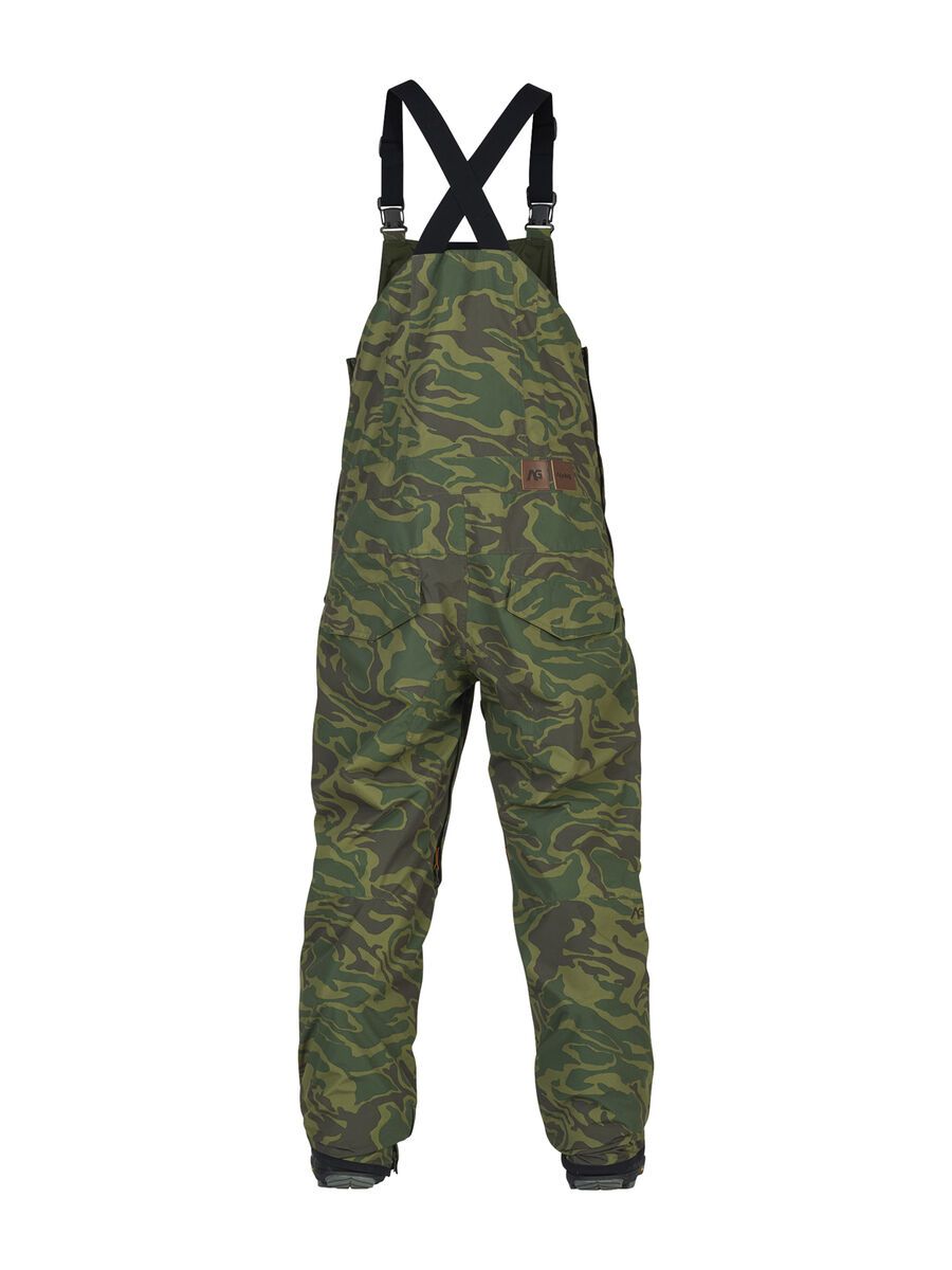 Analog Breakneck Bib Pant, rifle green noodle camo - Bild 2