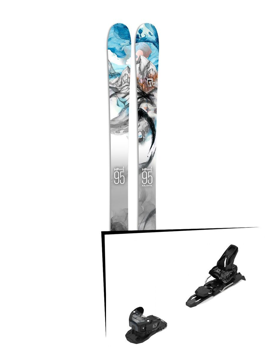 Set: Icelantic Nomad 95 2017 + Salomon Warden MNC 11 (2212333) - Bild 1