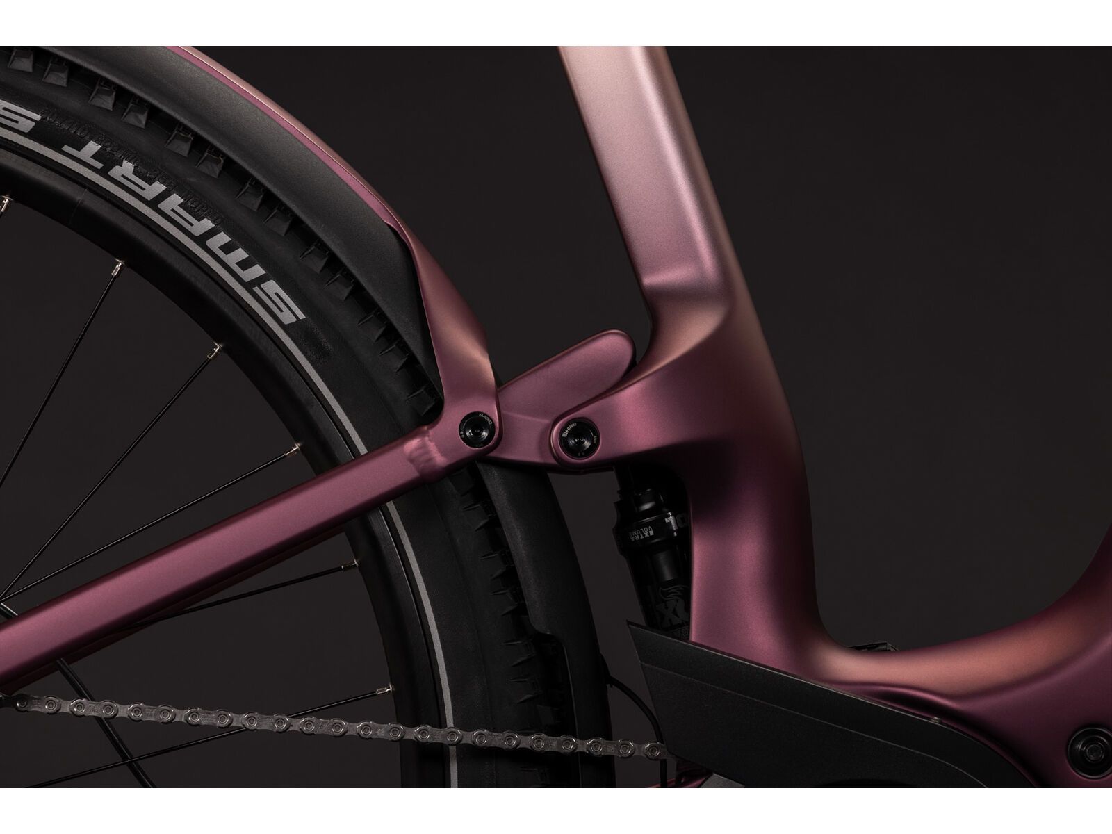 Cube Nuride Hybrid One11 SLX 800, mauve´n´black - Bild 10