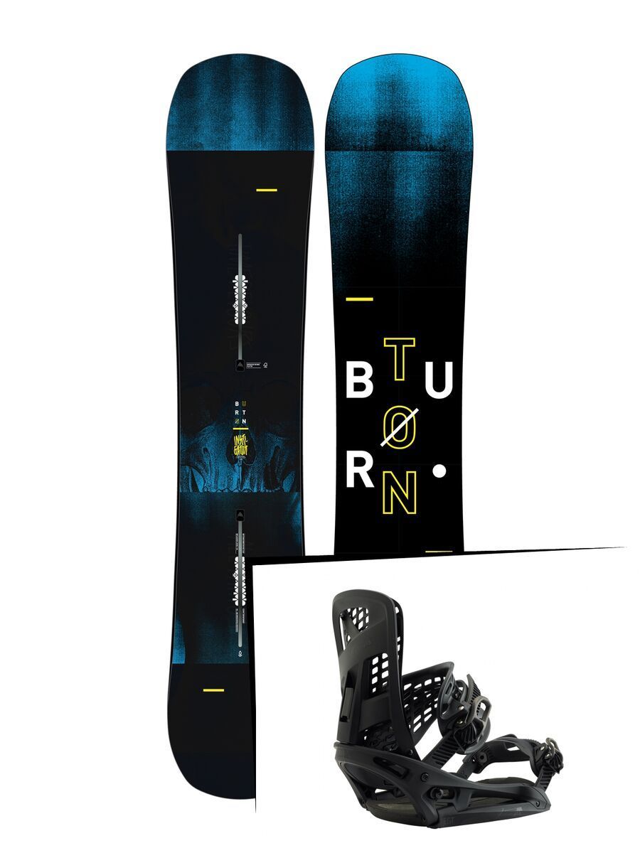 Set: Burton Instigator Wide 2019 + Burton Genesis EST matty black - Bild 1
