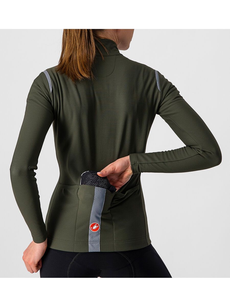 Castelli Emergency 2 W Rain Jacket, light black - Bild 6