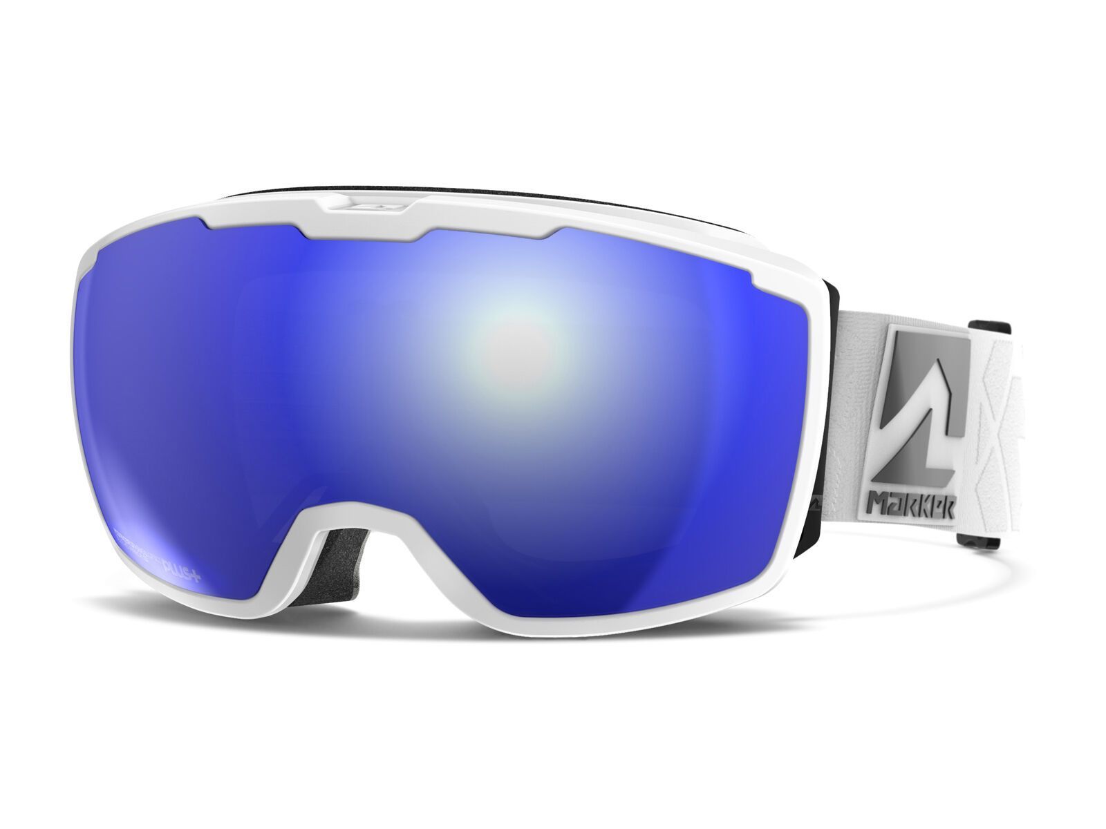 Marker Perspective+ Polarized inkl. WS, weiß/Lens: blue hd mirror - Bild 1