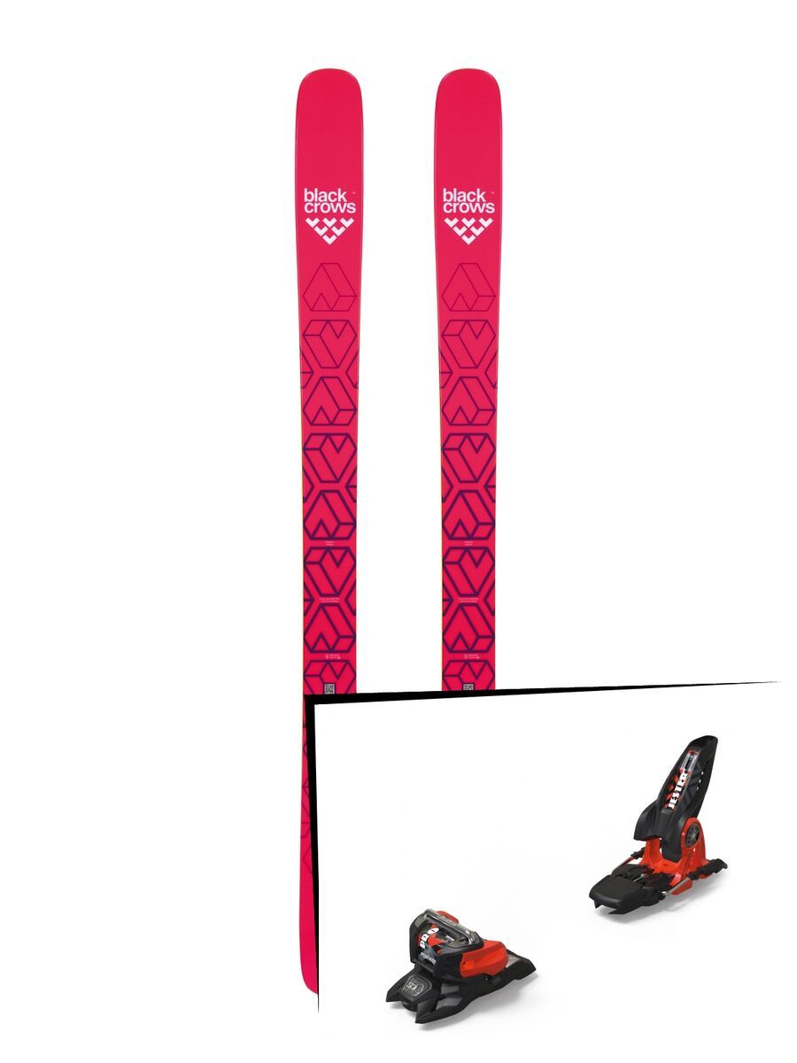 Set: Black Crows Camox Birdie 2019 + Marker Jester 18 Pro ID black/flo-red - Bild 1