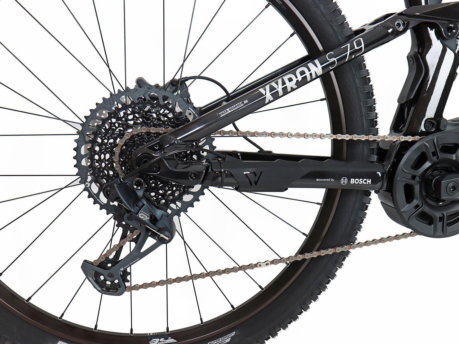 Conway Xyron S 7.9 Carbon, black metallic / silver matt - Bild 2