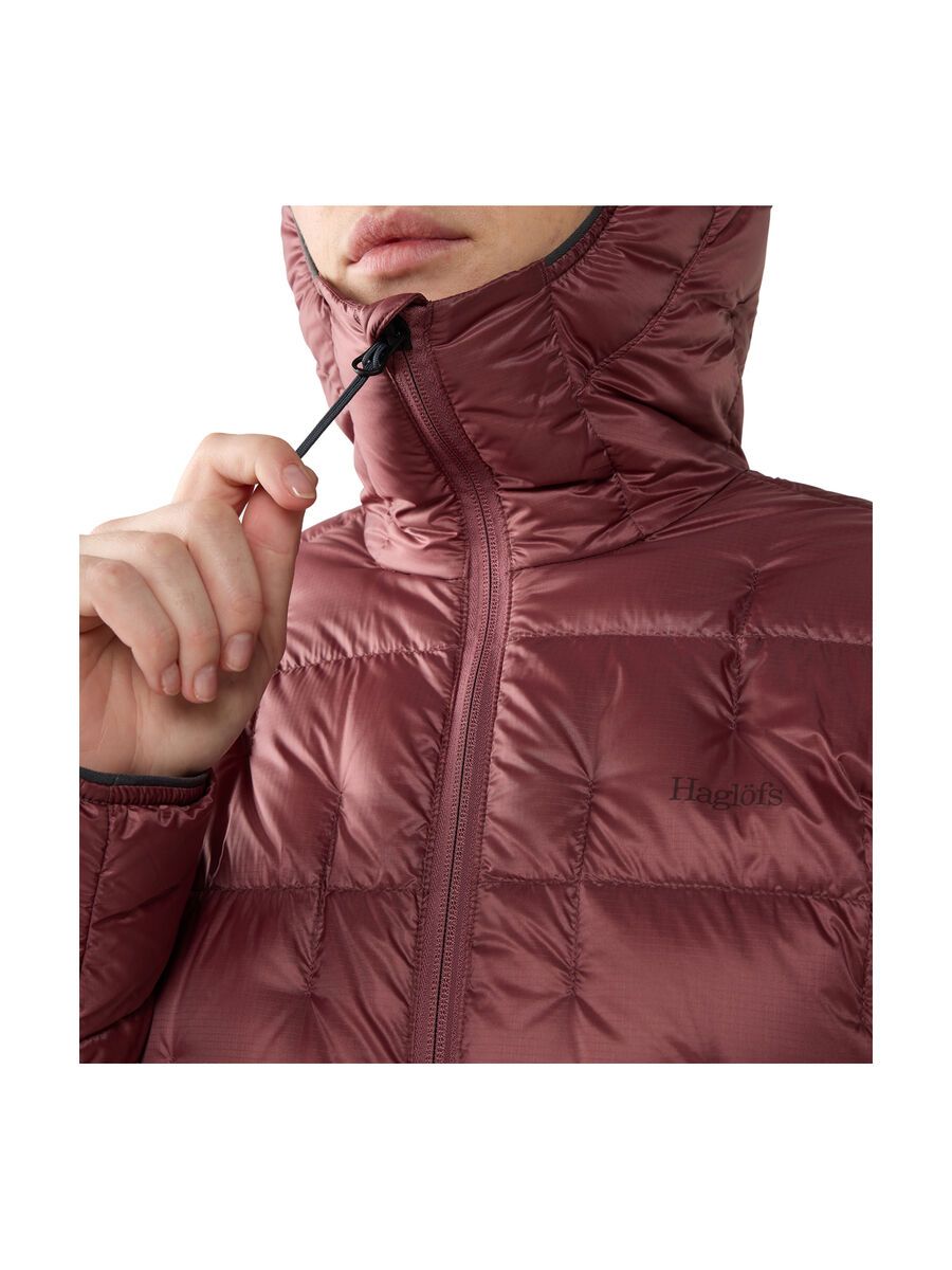 Haglöfs Hede Down Hood Women, misty mauve - Bild 6