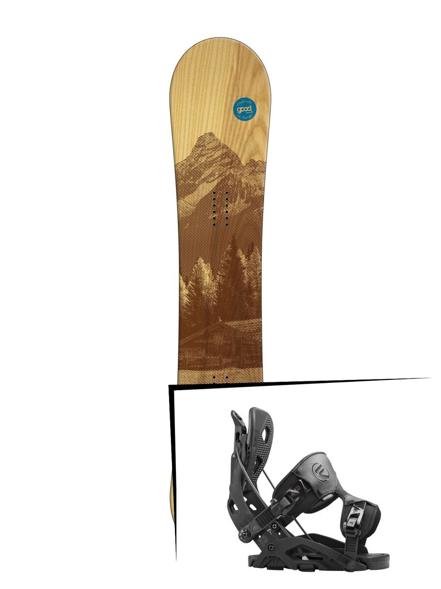 Set: goodboards Wooden 2016 + Flow Fuse (1513139S) - Bild 1