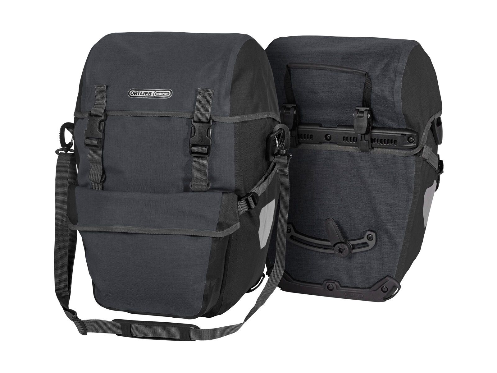 ***2. Wahl*** ORTLIEB Bike-Packer Plus (Paar) granit-schwarz - Bild 1