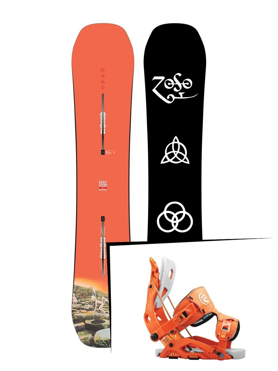 Set: Burton Easy Livin 2017 + Flow Fuse (1513145S) - Bild 1