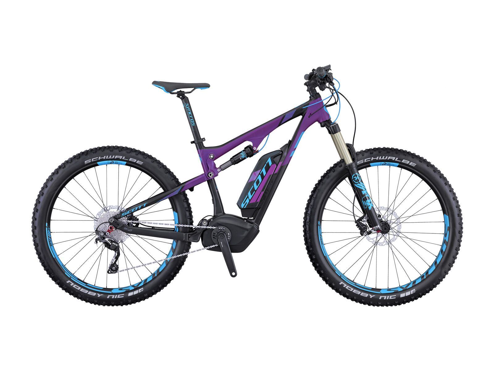 Scott E-Genius Contessa 720 Plus, black/purple/blue - Bild 1