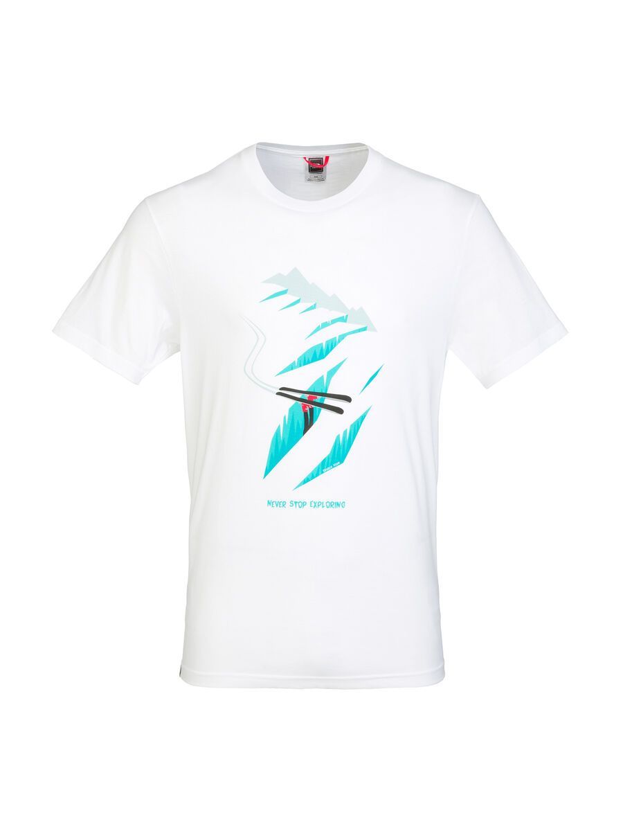 The North Face Mens SS Never Stop Exploring Series Tee, TNF White - Bild 1